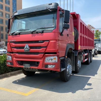 351-450hp HOWO 8X4 Heavy Duty Dumper με 12 τροχούς και 300L Tanker καυσίμου