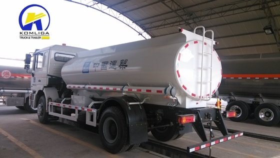 Shacman F2000 4X2 270HP φορτηγό δεξαμενόπλοιου καυσίμου 10cbm με υδραυλική ανύψωση με κοιλιακό στρίψιμο