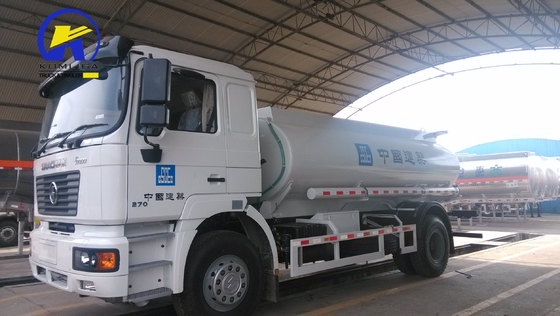 Shacman F2000 4X2 270HP φορτηγό δεξαμενόπλοιου καυσίμου 10cbm με υδραυλική ανύψωση με κοιλιακό στρίψιμο