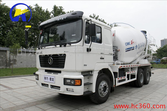 Shacman F2000 6X4 336HP 10τροχιάς Προσαρμογή Μικρατήρα σκυροδέματος Χρησιμοποιούμενο χύδημα Τανκ Τρακ