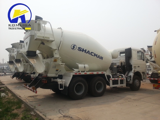 Shacman F2000 6X4 336HP 10τροχιάς Προσαρμογή Μικρατήρα σκυροδέματος Χρησιμοποιούμενο χύδημα Τανκ Τρακ