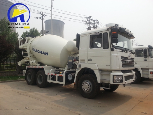 Shacman F2000 6X4 336HP 10τροχιάς Προσαρμογή Μικρατήρα σκυροδέματος Χρησιμοποιούμενο χύδημα Τανκ Τρακ