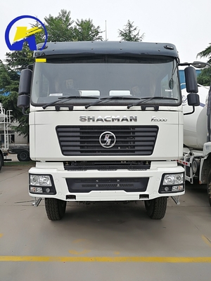 Shacman F2000 6X4 336HP 10τροχιάς Προσαρμογή Μικρατήρα σκυροδέματος Χρησιμοποιούμενο χύδημα Τανκ Τρακ