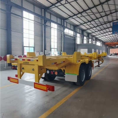 9.00*22.5/8.00-20/8.5-20 Ρίχτρα 20ft Flatbed Container Truck Trailer με Jost King Pin