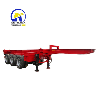 9.00*22.5/8.00-20/8.5-20 Ρίχτρα 20ft Flatbed Container Truck Trailer με Jost King Pin
