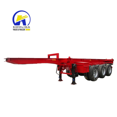 9.00*22.5/8.00-20/8.5-20 Ρίχτρα 20ft Flatbed Container Truck Trailer με Jost King Pin