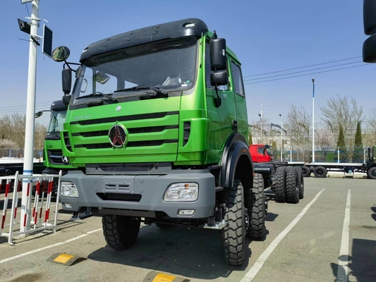 Ισχυρό 351-450hp Beiben 6X4 6X6 Βόρεια Benz Τρακτέρ φορτηγό με μεγάλη χωρητικότητα κινητήρα