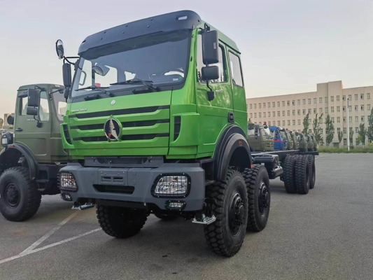 Ισχυρό 351-450hp Beiben 6X4 6X6 Βόρεια Benz Τρακτέρ φορτηγό με μεγάλη χωρητικότητα κινητήρα