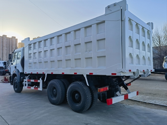 10 τροχούς 6X4 Beiben Dump Tipper Truck με χειροκίνητο κιβώτιο και εκπομπή Euroii