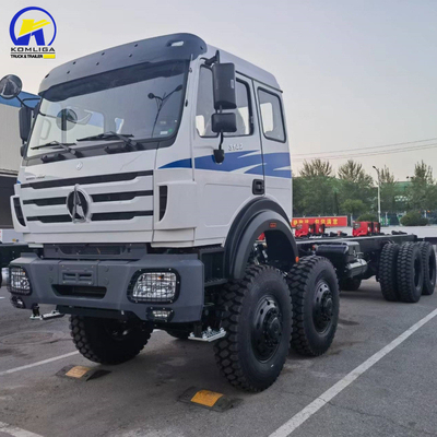 Beiben Dump Cargo Truck Tractor Truck 6X4 με προσαρμογή συστήματος διεύθυνσης Zf8098