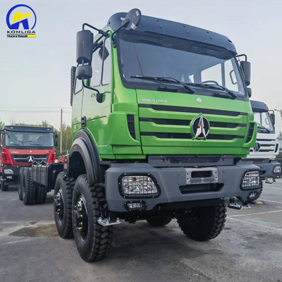 Beiben Dump Cargo Truck Tractor Truck 6X4 με προσαρμογή συστήματος διεύθυνσης Zf8098