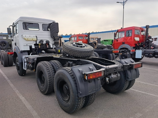Beiben 430 HP 6X4 Τρακτικό φορτηγό Πέμπτο τροχό 90 μονόστροφο για τη μεταφορά βαρέων εμπορευμάτων