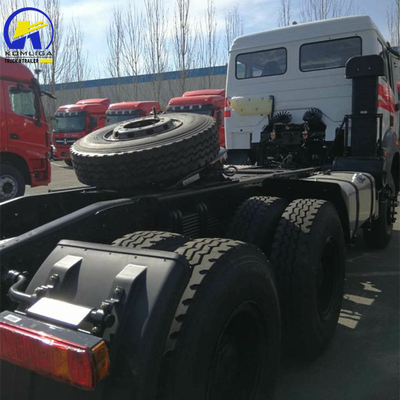 6X4 τροχός οδήγησης Βόρεια Benz Τρακτέρ κεφαλή φορτηγό με 400L αλουμινίου κράμα καυσίμου δεξαμενόπλοιο