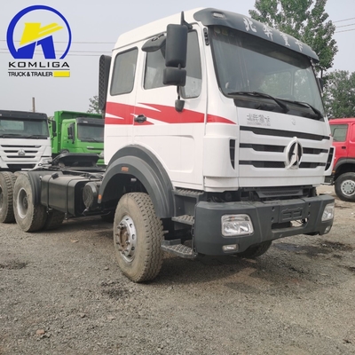 Beiben 6X4 10 Wheeler Χρησιμοποιούμενο Prime Mover Τρακτόρο Κεφαλοφόρο με σύστημα διεύθυνσης Zf8098