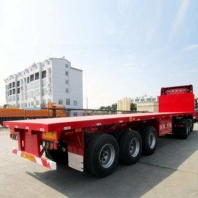 Jost Δύο ταχύτητες Sport Leg 20FT επίπεδα κρεβάτι Semi Trailers Κωντέινερ 40FT Truck Trailers