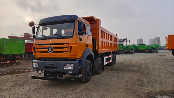 90 Μία κατεύθυνση πέμπτο τροχό Beiben Tipper Truck για την Αφρική Wp12.420e32 Μηχανή χρησιμοποιείται