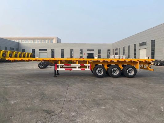 Συστήματα πέδησης ABS 3 άξονες 40FT 45FT Flatbed Container Trailer