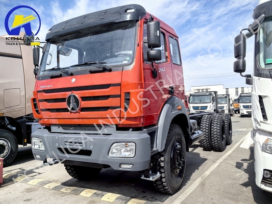 Βόρεια Beiben Mercedes 2024 6X4 φορτηγό φορτηγό υπόστεγο με χειροκίνητο κιβώτιο μετάδοσης στο Κονγκό