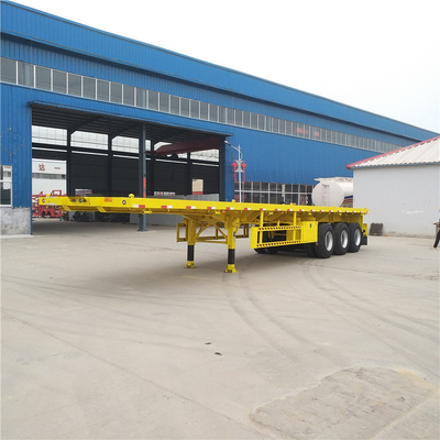 Jost Δύο ταχύτητες Sport Leg 3 Άξονες Tri Άξονες 20FT Flat Bed Trailer Container Chassis 40FT
