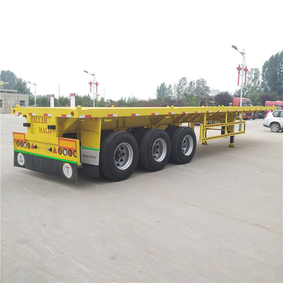 Jost Δύο ταχύτητες Sport Leg 3 Άξονες Tri Άξονες 20FT Flat Bed Trailer Container Chassis 40FT