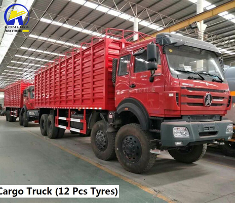 Βόρεια Benz 8X8 Beiben 8X4 φορτηγό φορτηγό με προσαρμογή και Zf8098 σύστημα διεύθυνσης