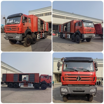 Χρησιμοποιούμενο φορτηγό Beiben 6X4 8X4 8X8 10τροχούς 12τροχούς φορτίο τρίκυκλο τύπου φορτηγού Box φορτηγό