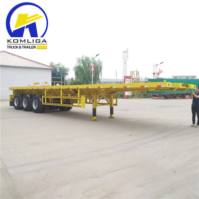 12500x2500x1650mm 3άξονα 45FT ομοιόμορφο ημιπροκατασκευαστικό 4άξονα 53FT
