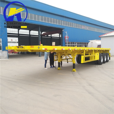 12500x2500x1650mm 3άξονα 45FT ομοιόμορφο ημιπροκατασκευαστικό 4άξονα 53FT