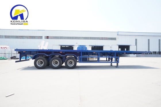 3 άξονες Fuwa Flatbed Semi Trailer με τεχνική υποστήριξη ανταλλακτικών