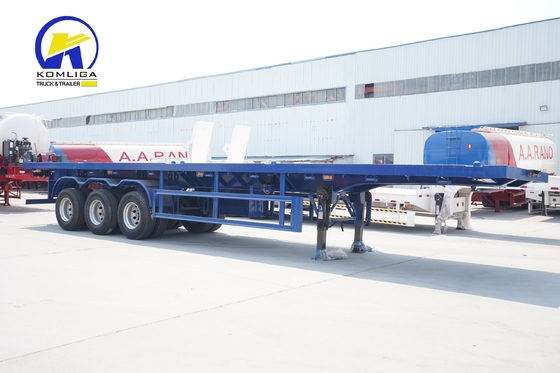 3 άξονες Fuwa Flatbed Semi Trailer με τεχνική υποστήριξη ανταλλακτικών