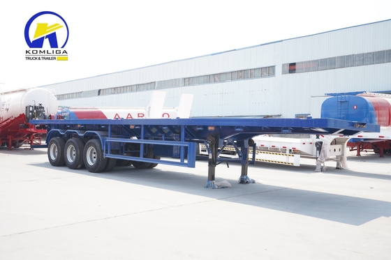 3 άξονες Fuwa Flatbed Semi Trailer με τεχνική υποστήριξη ανταλλακτικών