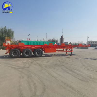 13000x2500x3900mm 40FT Σκελετό Semi-Container Trailer με 3 άξονες 40T χωρητικότητα φορτίου