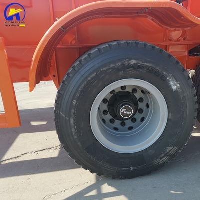 Τρι-άξονα 13t/16t ημιπροσελήντη για φορτηγό ελκυστήρα σκελετικό πλοίο εμπορευματοκιβώτιο