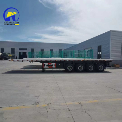 30-100 τόνους χωρητικότητα φόρτωσης βαλβίδα Wabco 2/3/4 άξονες επίπεδα ημιπροκατασκευαστικά για κοντέινερ