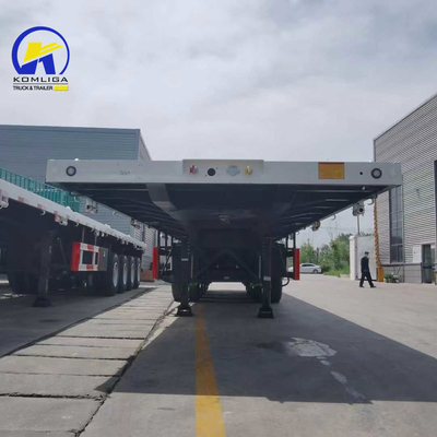 30-100 τόνους χωρητικότητα φόρτωσης βαλβίδα Wabco 2/3/4 άξονες επίπεδα ημιπροκατασκευαστικά για κοντέινερ