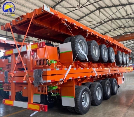 Υποστήριξη Μηχανοκίνητη υποστήριξη 12500*2500*1650mm Flatbed/Container Semi Trailer