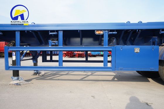 3 άξονες 4 άξονες επιφανειακό ρυμουλκούμενο με πιστοποίηση ECE 40 τόνων 50 τόνων 60 τόνων προς το Ουζμπεκιστάν