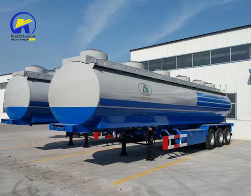 Ατομικό ντάμπινγκ Sinotruk HOWO 50000 λίτρα δεξαμενή καυσίμου ημιπροκατασκευή με αριθμό ελαστικών 12