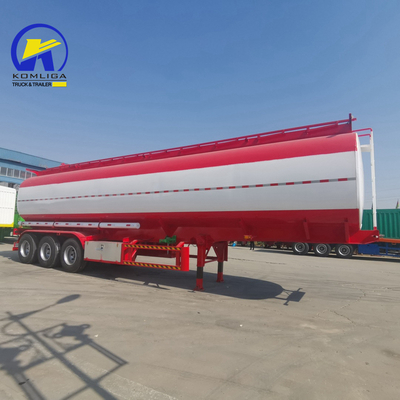 Ανάρτηση Μηχανική 3 άξονες 42000L 45000 λίτρα Αλουμίνιο δεξαμενόπλοιο καυσίμου ημιπροωθητήρα