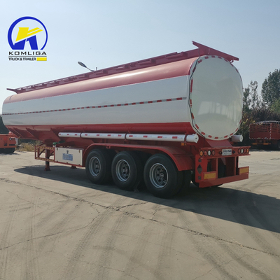 Ανάρτηση Μηχανική 3 άξονες 42000L 45000 λίτρα Αλουμίνιο δεξαμενόπλοιο καυσίμου ημιπροωθητήρα