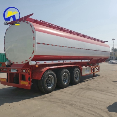 Ανάρτηση Μηχανική 3 άξονες 42000L 45000 λίτρα Αλουμίνιο δεξαμενόπλοιο καυσίμου ημιπροωθητήρα