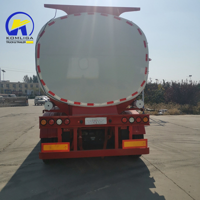 Ανάρτηση Μηχανική 3 άξονες 42000L 45000 λίτρα Αλουμίνιο δεξαμενόπλοιο καυσίμου ημιπροωθητήρα