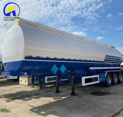 Μηχανική ανάρτηση 3 άξονες 40000L/42000L/45000L Αλουμινίου κράμα δεξαμενόπλοιο ημιπροκατασκευή