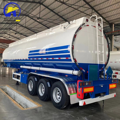 Μηχανική ανάρτηση 3 άξονες 40000L/42000L/45000L Αλουμινίου κράμα δεξαμενόπλοιο ημιπροκατασκευή