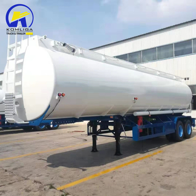 Μηχανική ανάρτηση 3 άξονες 40000L/42000L/45000L Αλουμινίου κράμα δεξαμενόπλοιο ημιπροκατασκευή