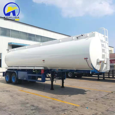 2 4 Άξονες 30000L 40000L Αλουμινένιο δεξαμενόπλοιο/τεξαμενόπλοιο οχήματος με ημιπροκατασκευή για μεταφορά πετρελαίου/καυσίμου/διζελίμου/βενζίνης/ακατέργαστου/νερού/γαλακτού