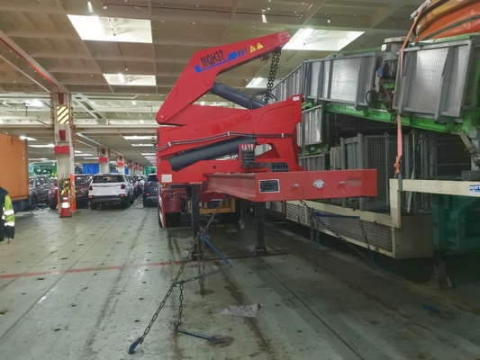 3 άξονας 37 τόνων πλευρικός ανυψωτής/φορτιστής μεταλλικού εμπορευματοκιβωτίου ανυψωτής ημιπροωθητήρα με προσαρμοσμένο αίτημα