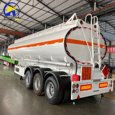 3 Άξονες 40000L/42000L/45000L/48000L/50000L Αλουμινίου Χάλυβα Τανκέρ ρυμουλκούμενο Τανκέρ ρυμουλκούμενο για μηχανική ανάρτηση και 6 M κάθε σωλήνα εκφόρτωσης