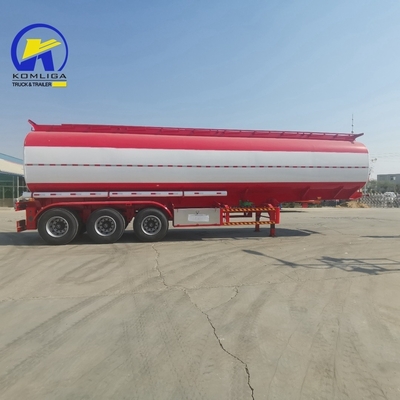 Αλουμινένιο πεζοδρόμιο 3 άξονες 40000L/42000L/45000L/48000L/50000L ρυμουλκούμενο δεξαμενόπλοιου για μεταφορά καυσίμων/πετρελαίου