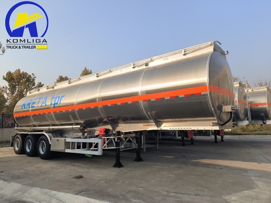 3 άξονες Sinotruk 45000λιτρα Feul Tank Semi Trailer για ελαφριά αποδοτικότητα και απόδοση